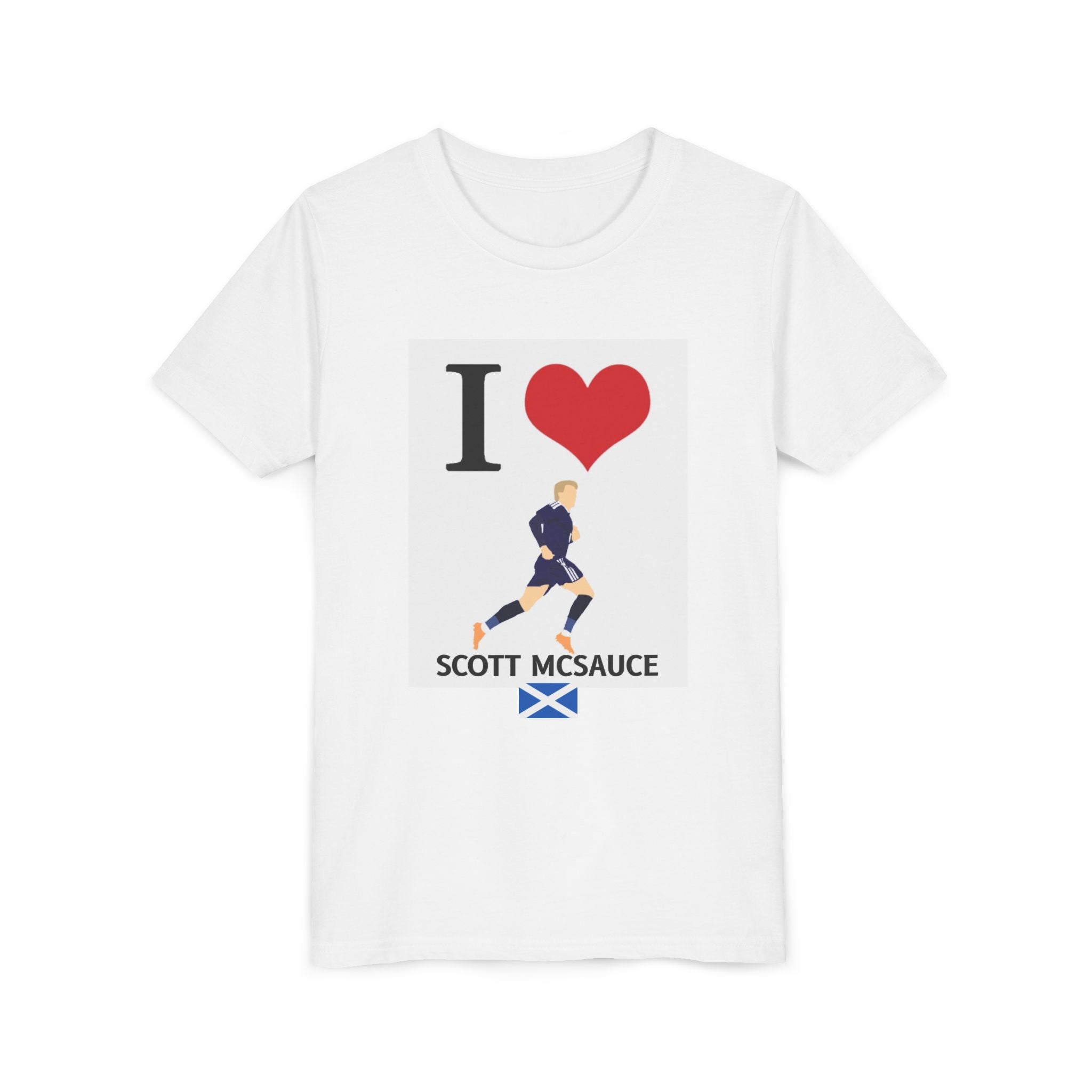 Youth Scottish 'I Heart' McSauce Shirt